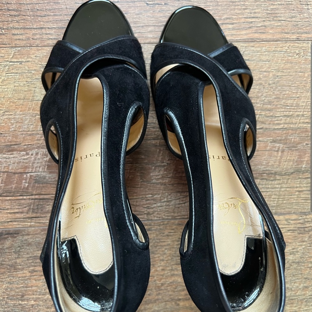 Christian Louboutin Size 39.5 Black Woman's Heels